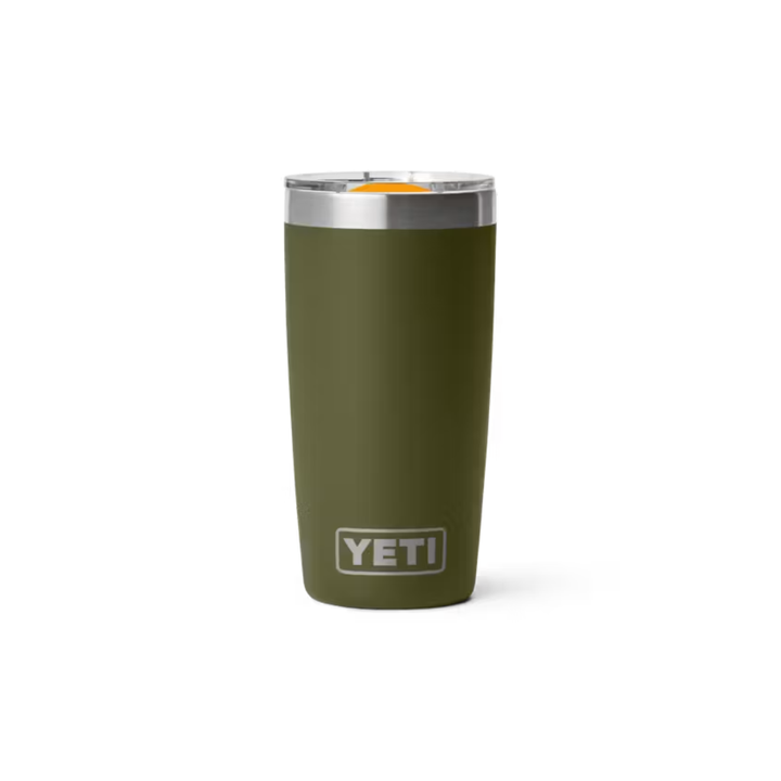 YETI Rambler 10 oz. Tumbler with MagSlider Lid, Olive/King Crab