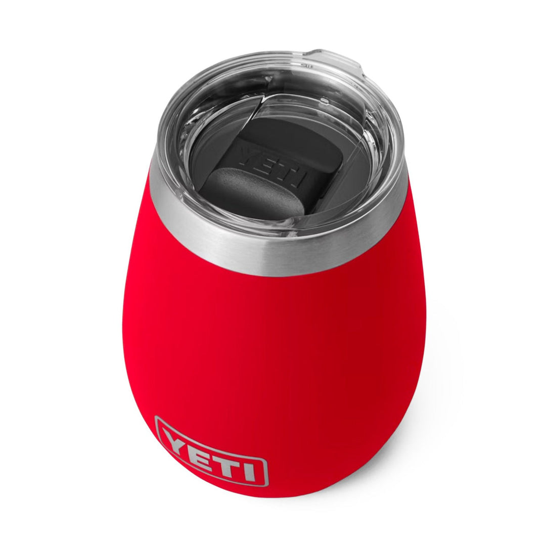 YETI Rambler 10 oz. Wine Tumbler with Magslider Lid, Rescue Red