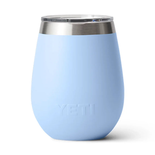 YETI Rambler 10 oz. Wine Tumbler with Magslider Lid, Big Sky Blue