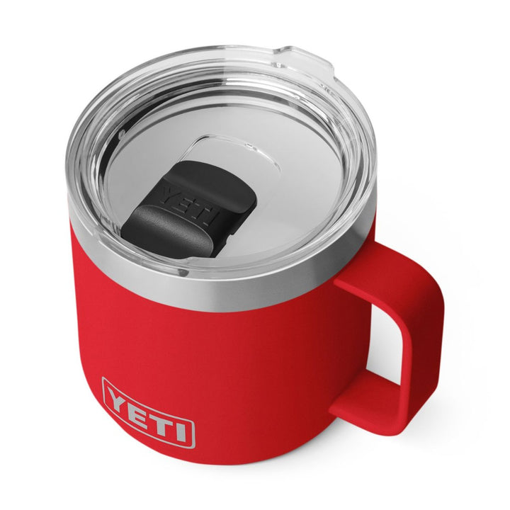 YETI Rambler 14 oz. Ceramic Lined Mug with MagSlider Lid, Rescue Red