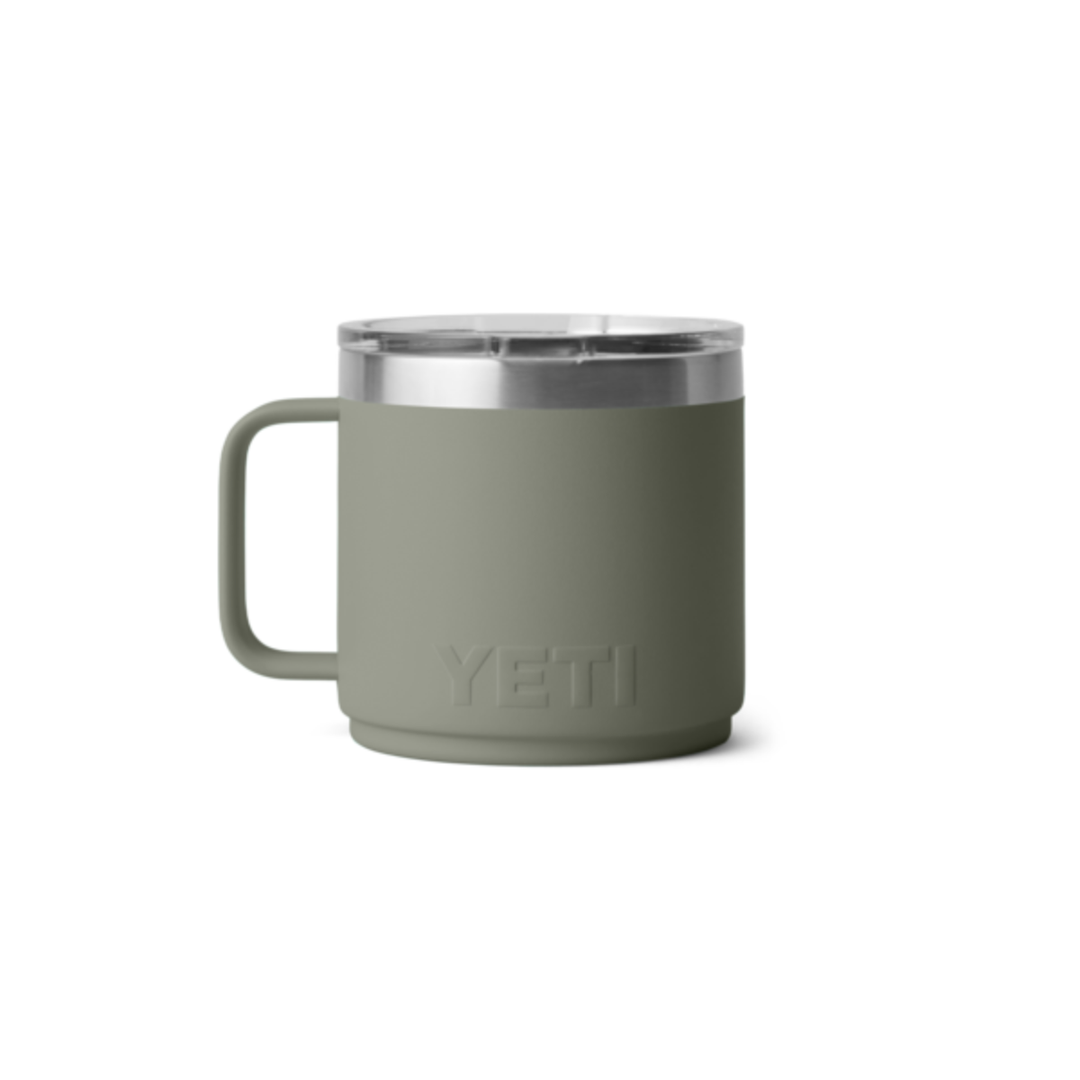 YETI Rambler 14 oz. Ceramic Lined Mug with MagSlider Lid, Pampa Green