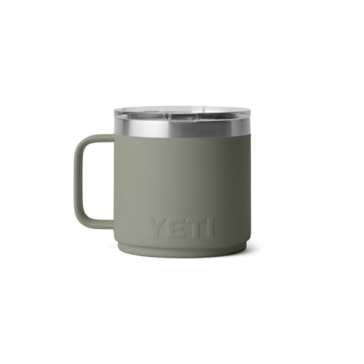 YETI Rambler 14 oz. Ceramic Lined Mug with MagSlider Lid, Pampa Green