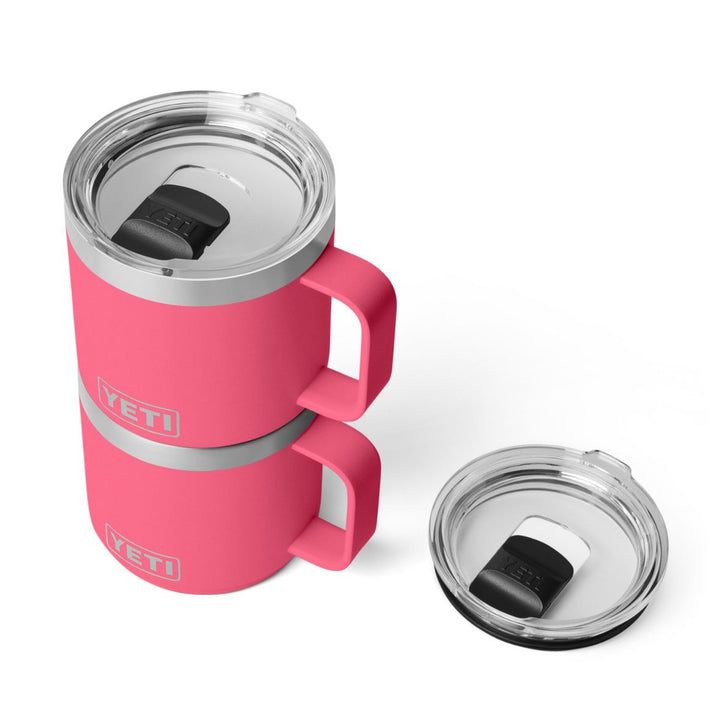 YETI Rambler 14 oz. Ceramic Lined Mug with MagSlider Lid, Tropical Pink