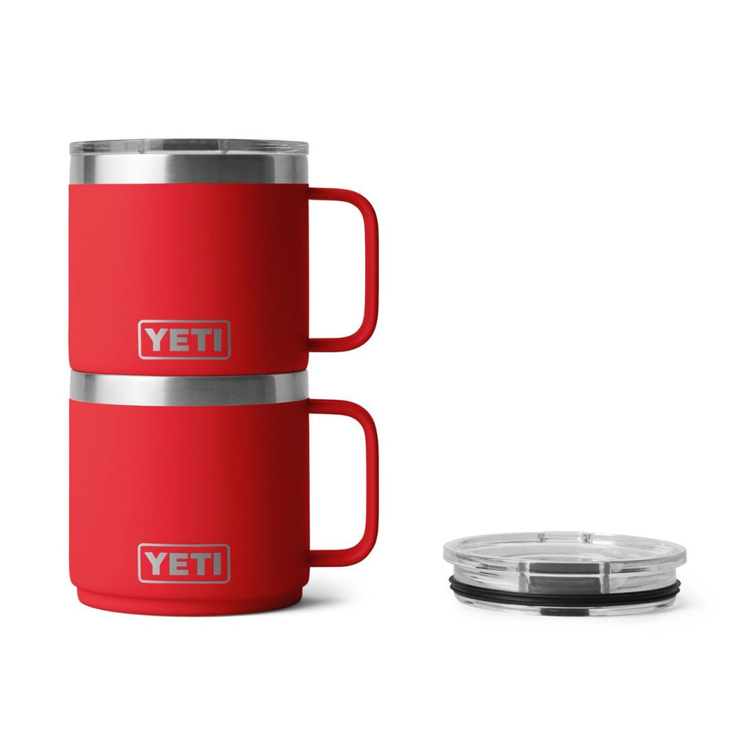 YETI Rambler 14 oz. Ceramic Lined Mug with MagSlider Lid, Rescue Red