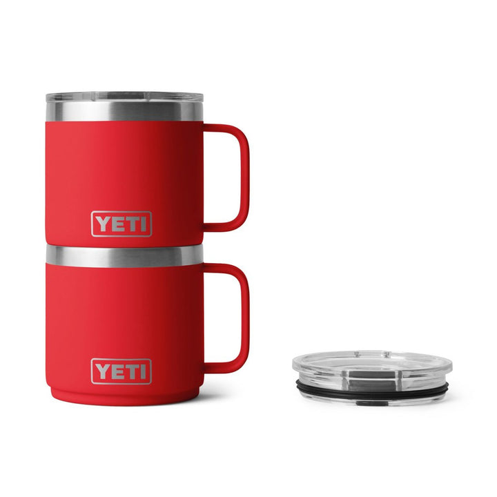 YETI Rambler 14 oz. Ceramic Lined Mug with MagSlider Lid, Rescue Red