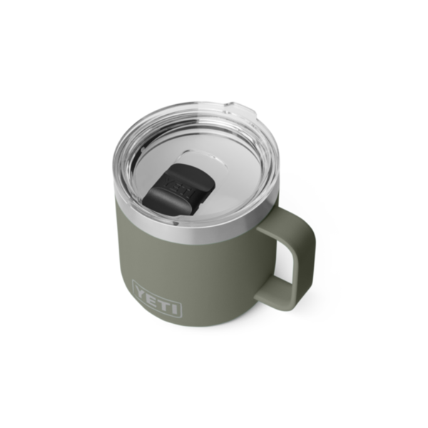 YETI Rambler 14 oz. Ceramic Lined Mug with MagSlider Lid, Pampa Green