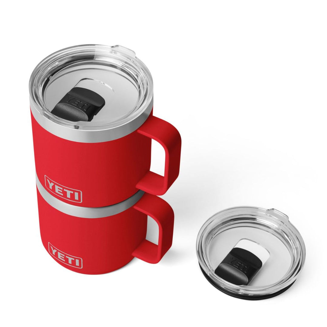 YETI Rambler 14 oz. Ceramic Lined Mug with MagSlider Lid, Rescue Red