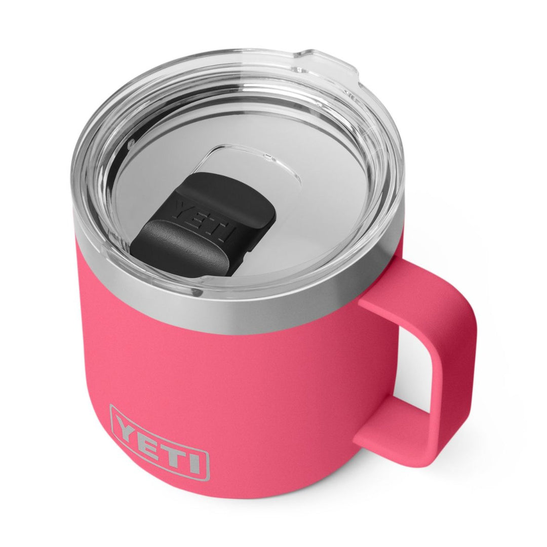 YETI Rambler 14 oz. Ceramic Lined Mug with MagSlider Lid, Tropical Pink