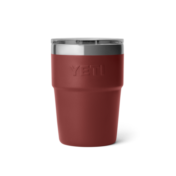 YETI Rambler 16 oz. Stackable Pint Cup with Magslider Lid, Stag Red