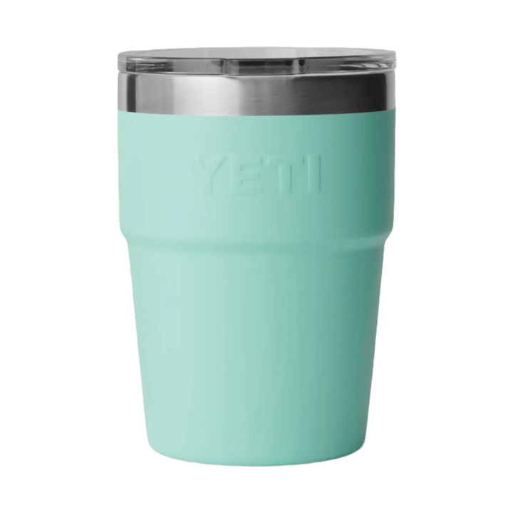 YETI Rambler 16 oz. Stackable Pint Cup with Magslider Lid, Seafoam