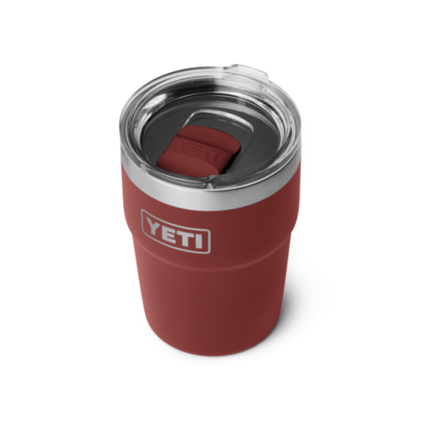 YETI Rambler 16 oz. Stackable Pint Cup with Magslider Lid, Stag Red