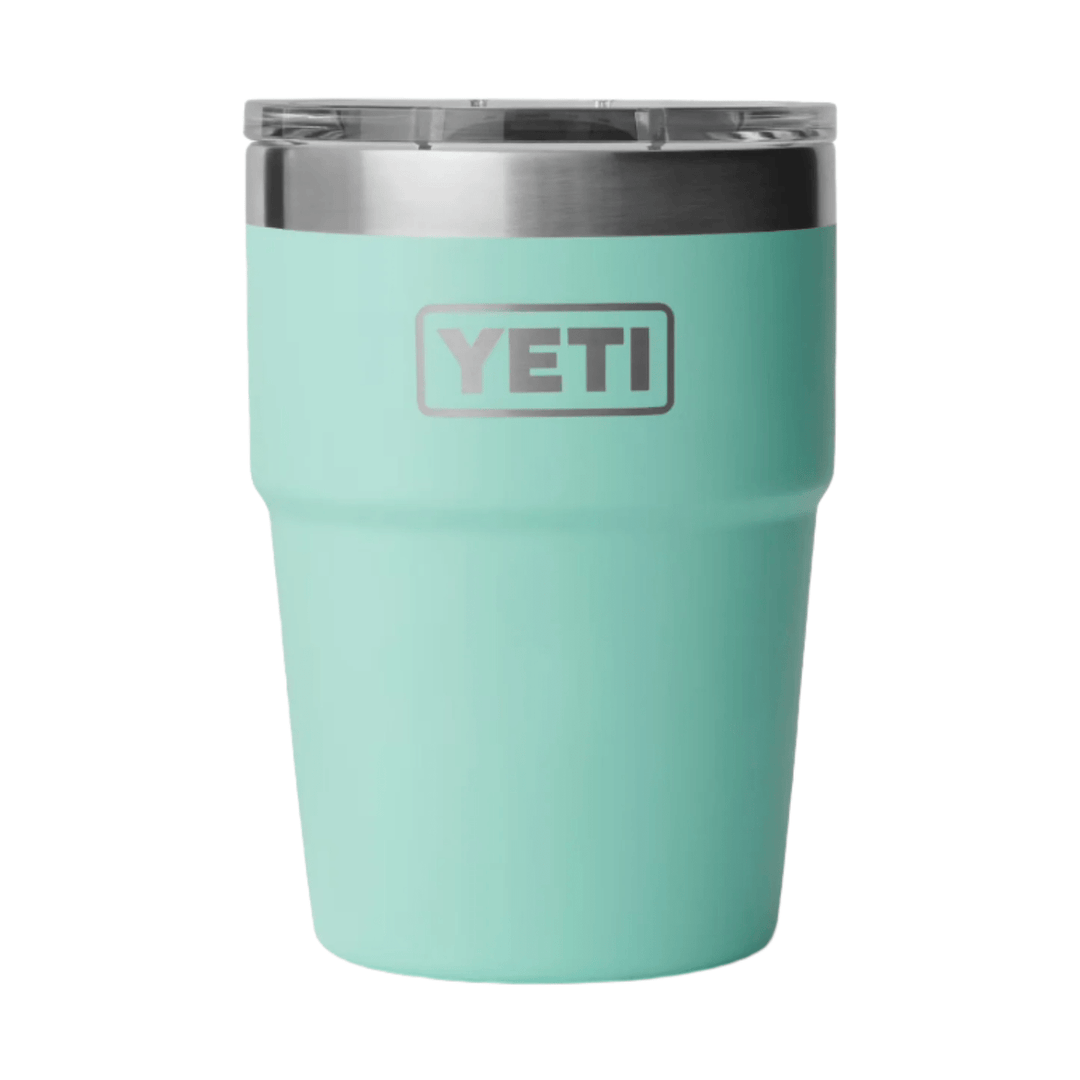 YETI Rambler 16 oz. Stackable Pint Cup with Magslider Lid, Seafoam