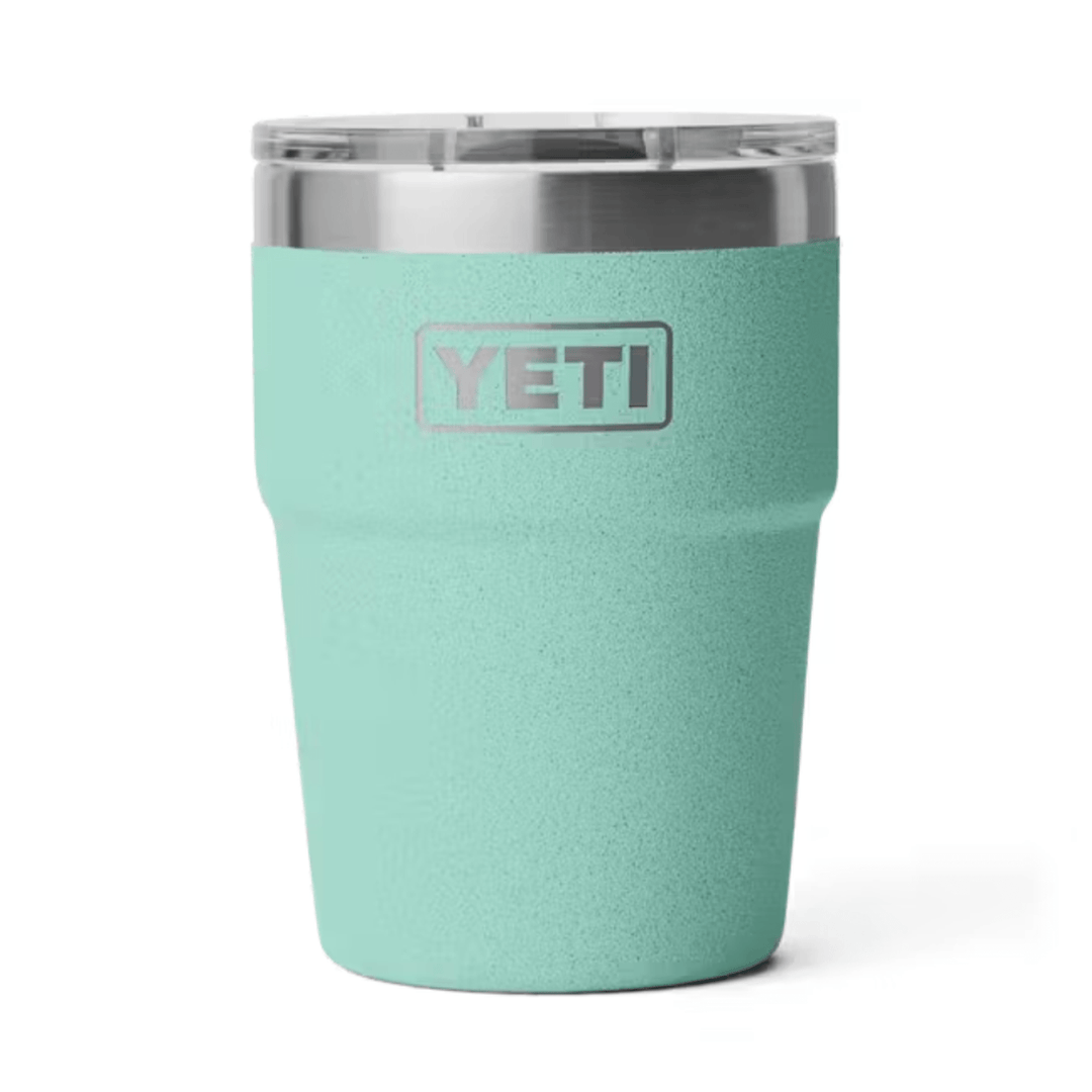 YETI Rambler 16 oz. Stackable Pint Cup with Magslider Lid, Sea Stone
