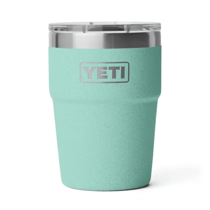 YETI Rambler 16 oz. Stackable Pint Cup with Magslider Lid, Sea Stone