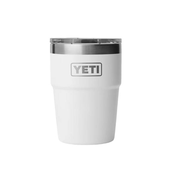 YETI Rambler 16 oz. Stackable Pint Cup with Magslider Lid, White