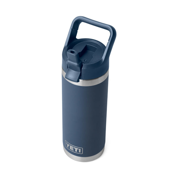 YETI Rambler 18 oz. Bottle With Straw Cap, Navy
