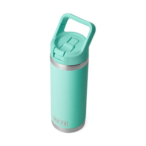 YETI Rambler 18 oz. Bottle With Straw Cap, Seafoam