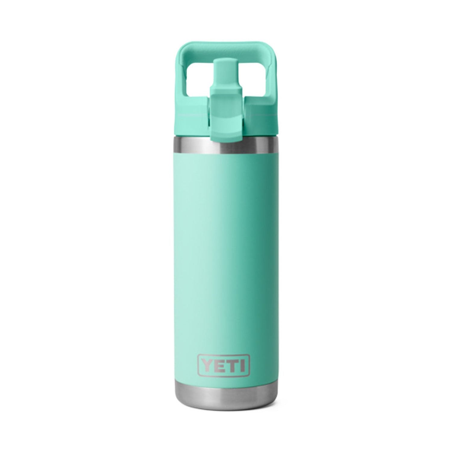 YETI Rambler 18 oz. Bottle With Straw Cap, Seafoam