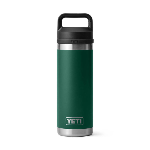 YETI Rambler 18 oz. Bottle with Chug Cap, Black Forest Green