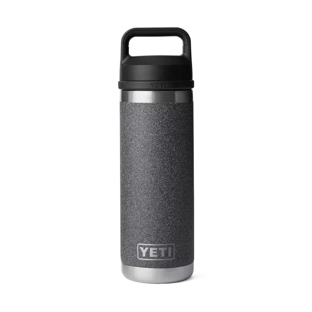 YETI Rambler 18 oz. Bottle with Chug Cap, Black Stone