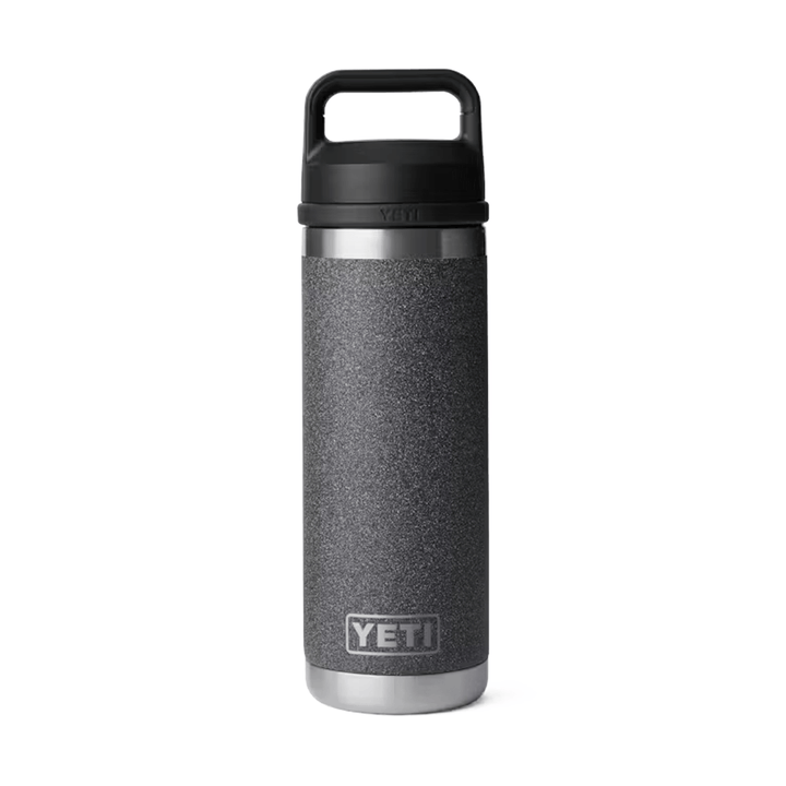 YETI Rambler 18 oz. Bottle with Chug Cap, Black Stone