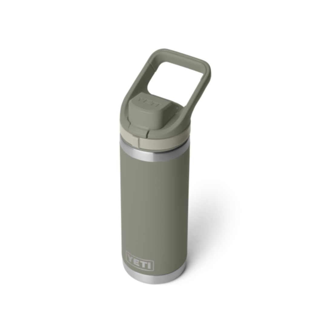 YETI Rambler 18 oz. Bottle with Flip Chug Cap, Pampa Green
