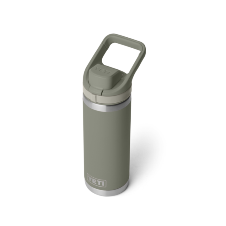 YETI Rambler 18 oz. Bottle with Flip Chug Cap, Pampa Green