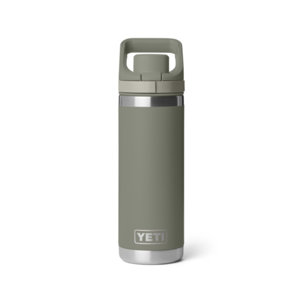 YETI Rambler 18 oz. Bottle with Flip Chug Cap, Pampa Green