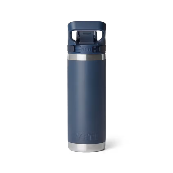 YETI Rambler 18 oz. Bottle with Flip Chug Cap, Navy