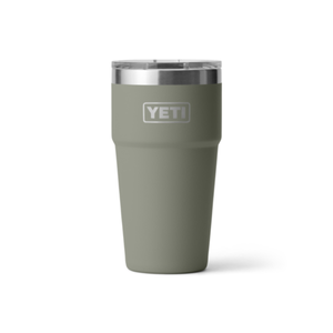 YETI Rambler 20 oz. Stackable Cup with Magslider Lid, Pampa Green