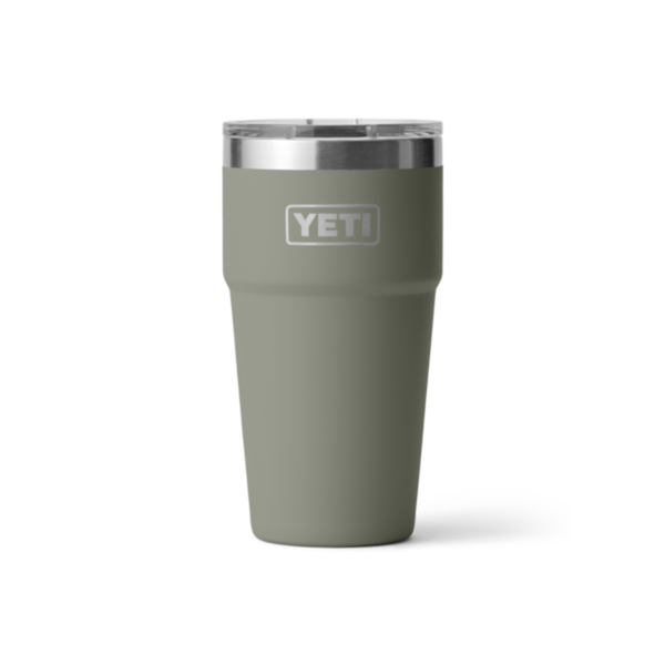 YETI Rambler 20 oz. Stackable Cup with Magslider Lid, Pampa Green
