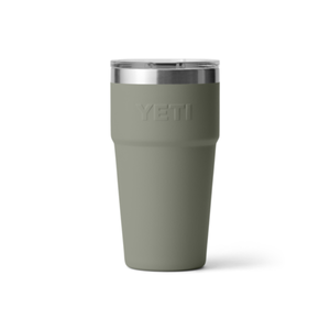 YETI Rambler 20 oz. Stackable Cup with Magslider Lid, Pampa Green