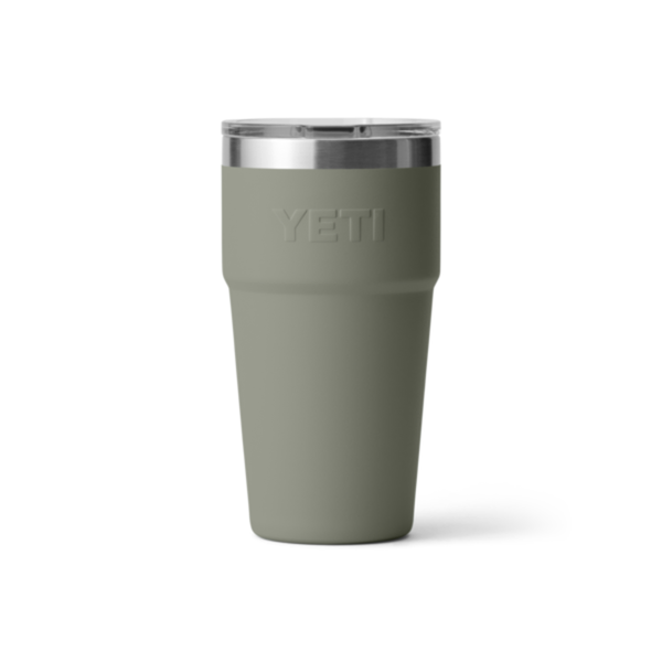 YETI Rambler 20 oz. Stackable Cup with Magslider Lid, Pampa Green