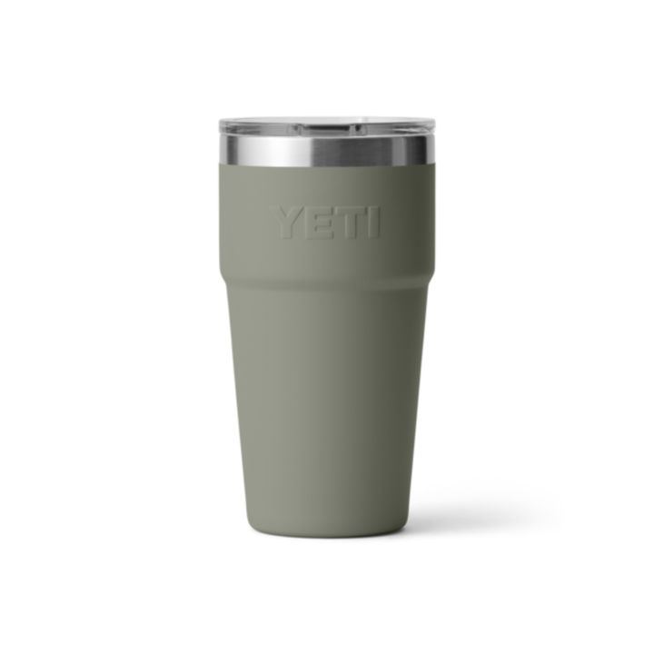 YETI Rambler 20 oz. Stackable Cup with Magslider Lid, Pampa Green