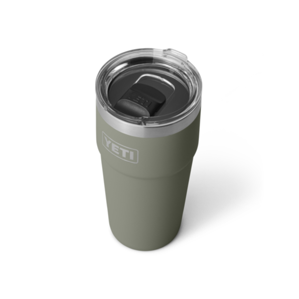 YETI Rambler 20 oz. Stackable Cup with Magslider Lid, Pampa Green