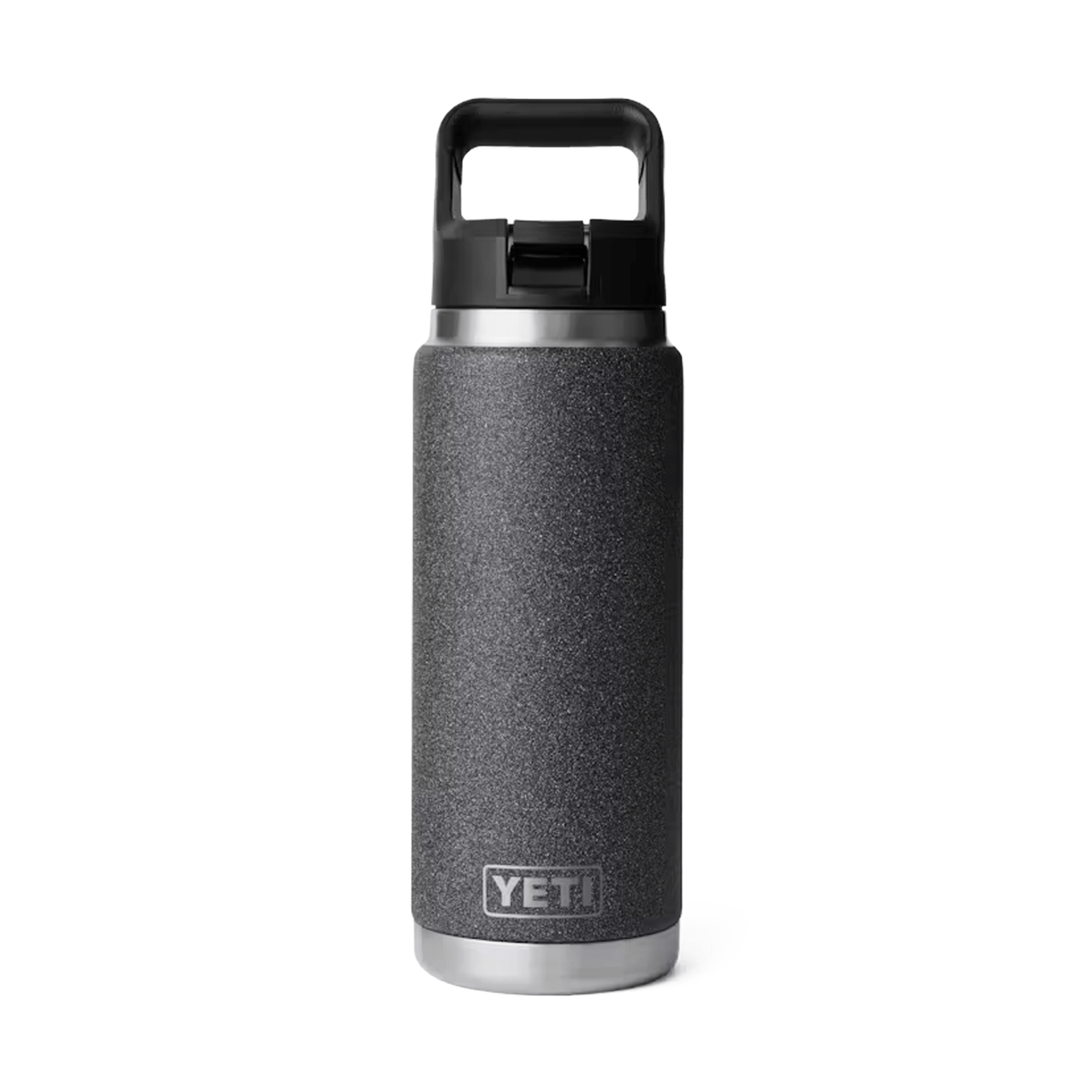 YETI Rambler 26 oz. Bottle With Straw Cap, Black Stone