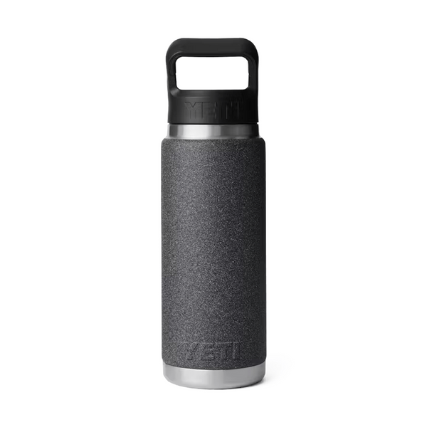 YETI Rambler 26 oz. Bottle With Straw Cap, Black Stone