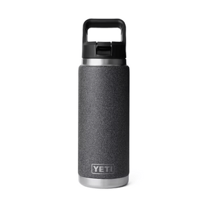 YETI Rambler 26 oz. Bottle With Straw Cap, Black Stone