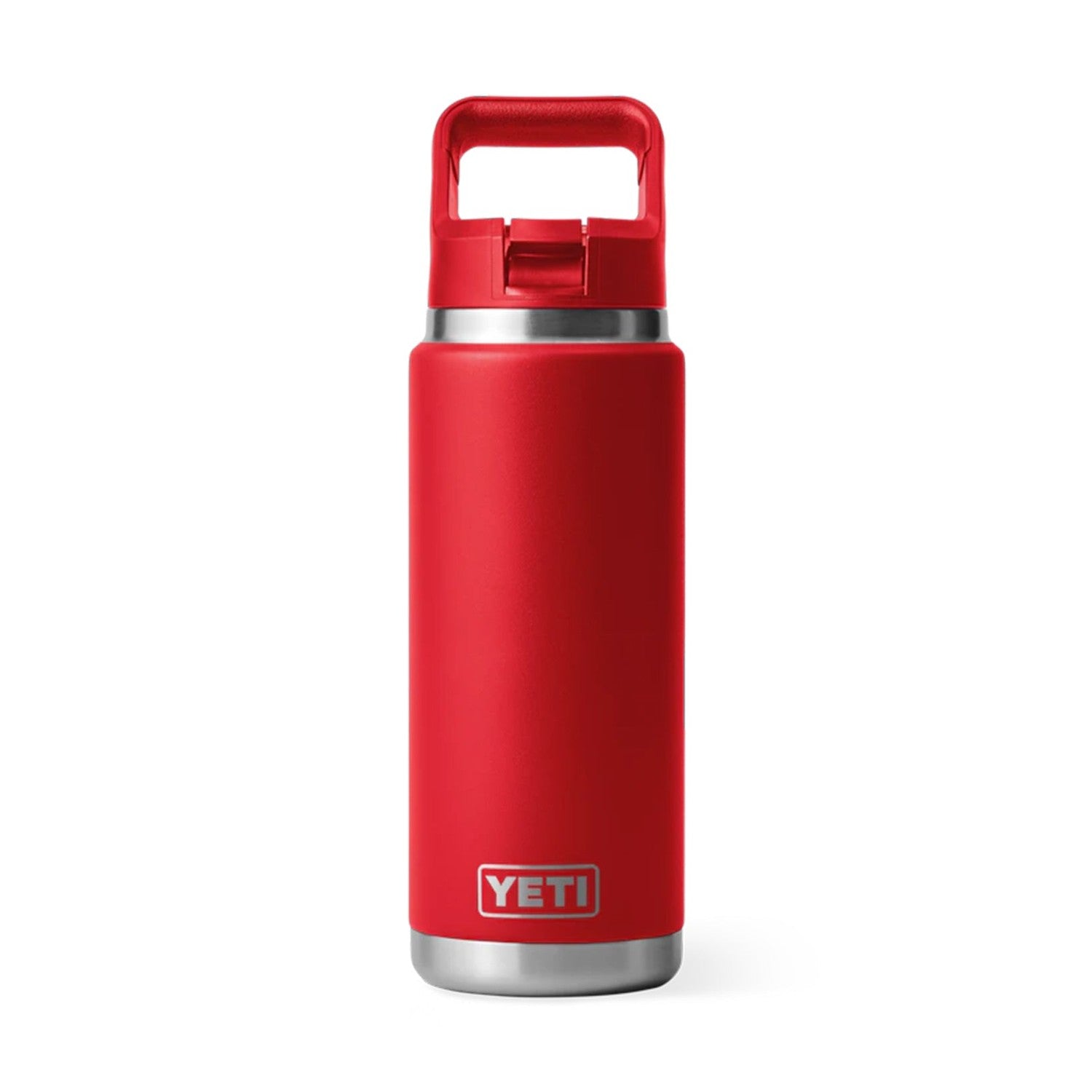 YETI Rambler 26 oz. Bottle With Straw Cap, Rescue Red