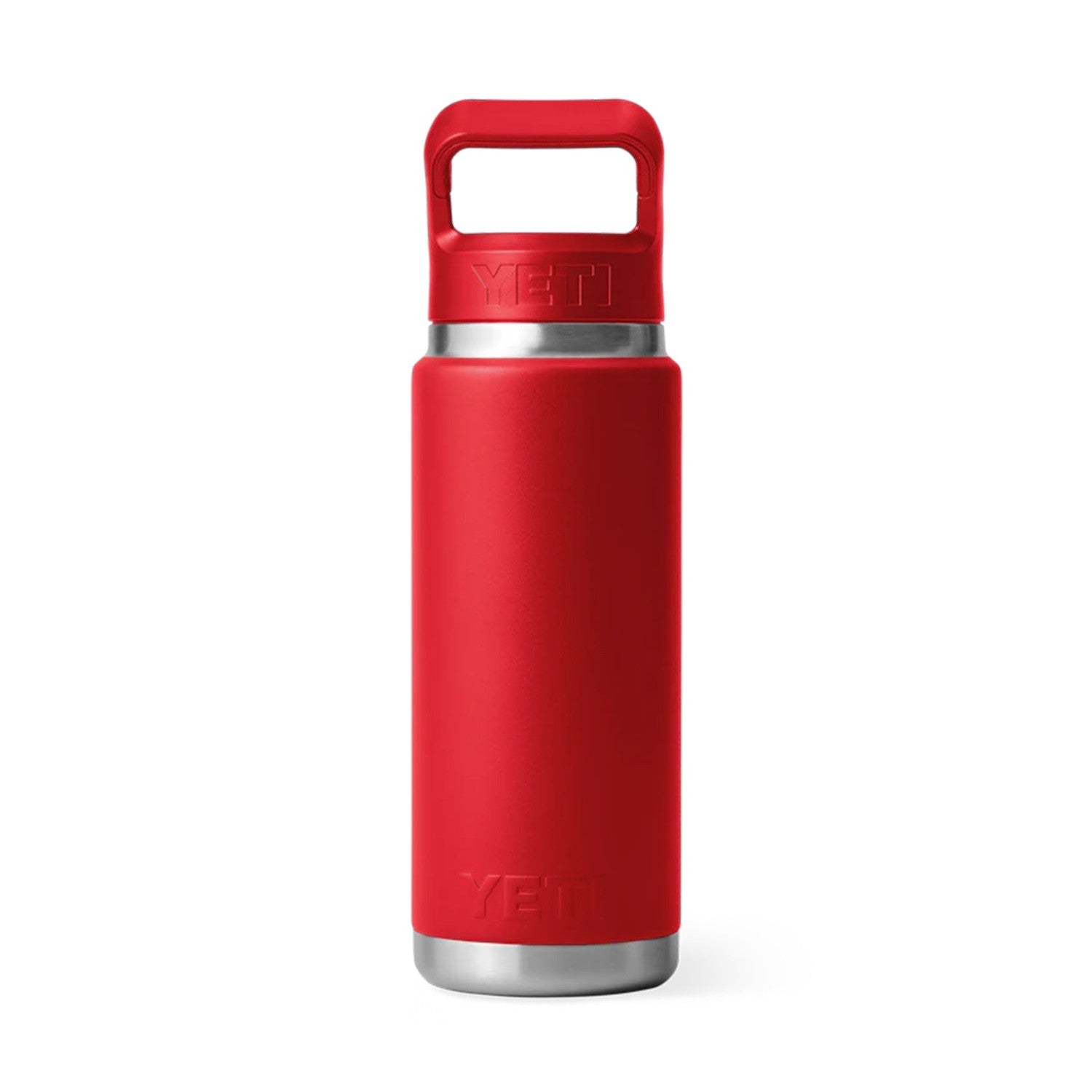 YETI Rambler 26 oz. Bottle With Straw Cap, Rescue Red