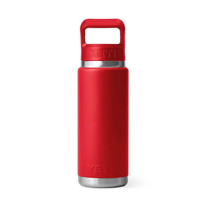 YETI Rambler 26 oz. Bottle With Straw Cap, Rescue Red
