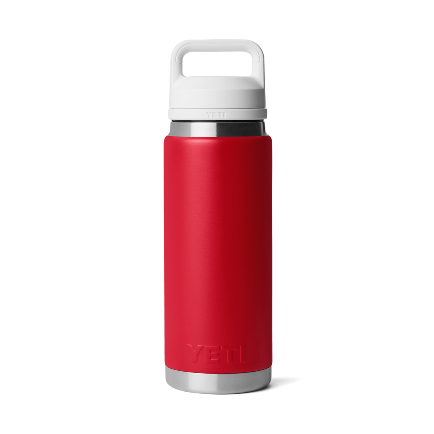 YETI Rambler 26 oz. Bottle with Chug Cap, True North Rescue Red & White