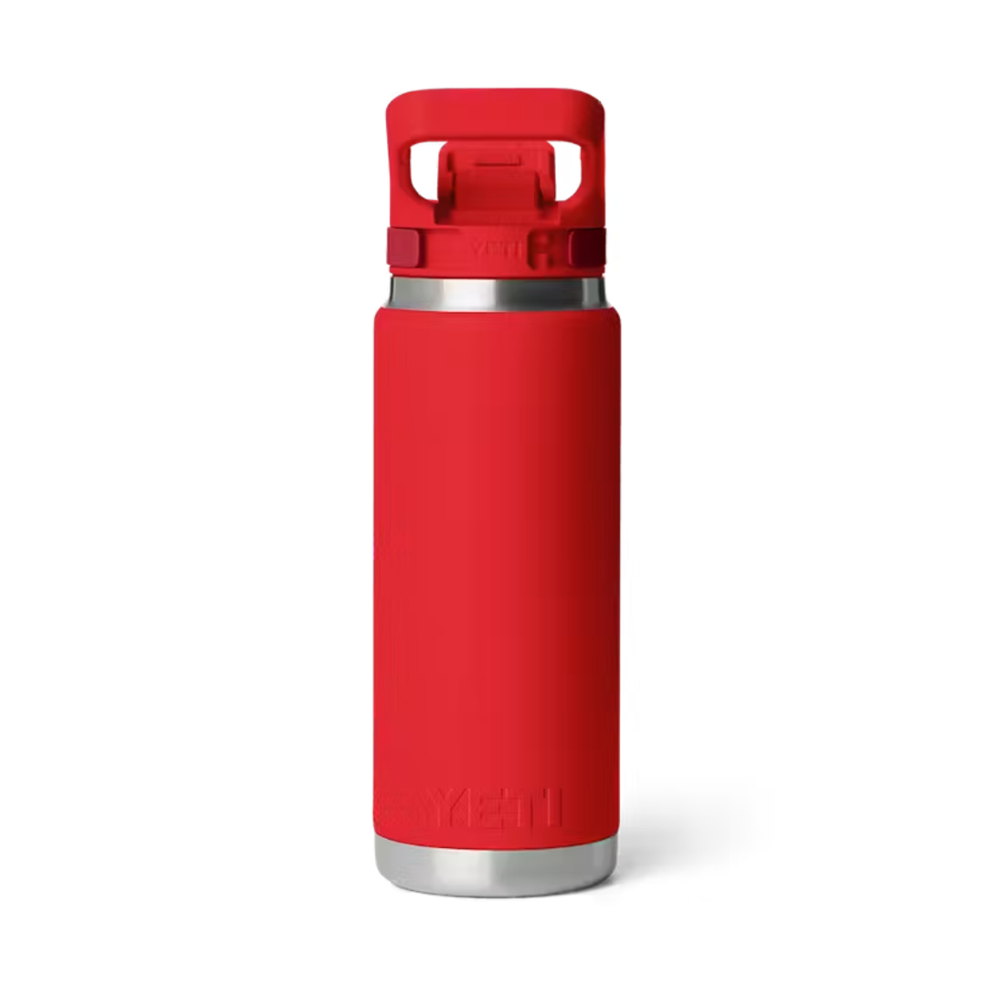 YETI Rambler 26 oz. Bottle with Flip Chug Cap, Rescue Red