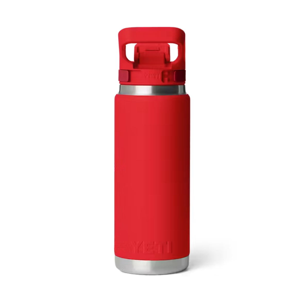 YETI Rambler 26 oz. Bottle with Flip Chug Cap, Rescue Red
