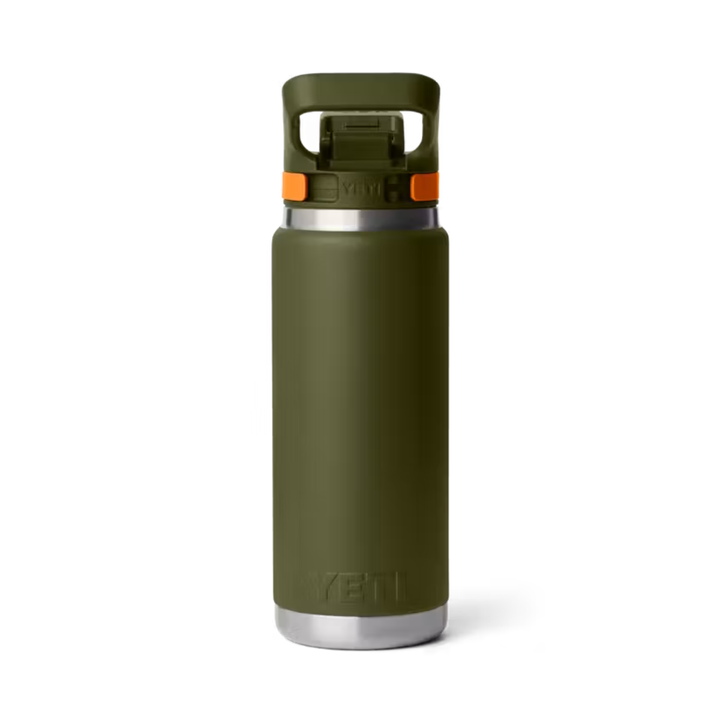 YETI Rambler 26 oz. Bottle with Flip Chug Cap, Olive/King Crab