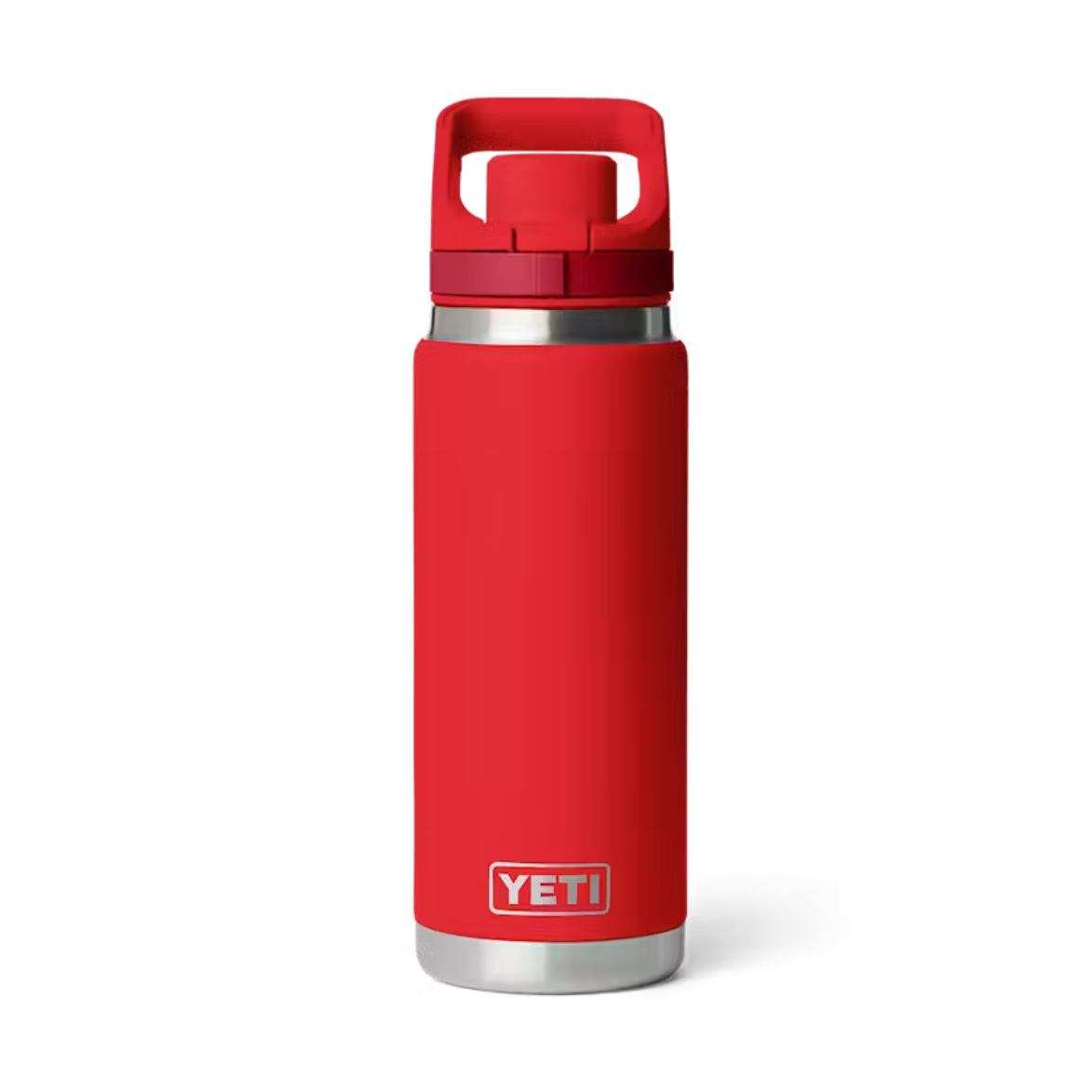 YETI Rambler 26 oz. Bottle with Flip Chug Cap, Rescue Red