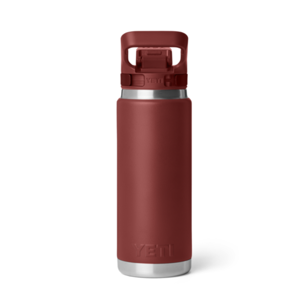 YETI Rambler 26 oz. Bottle with Flip Chug Cap, Stag Red