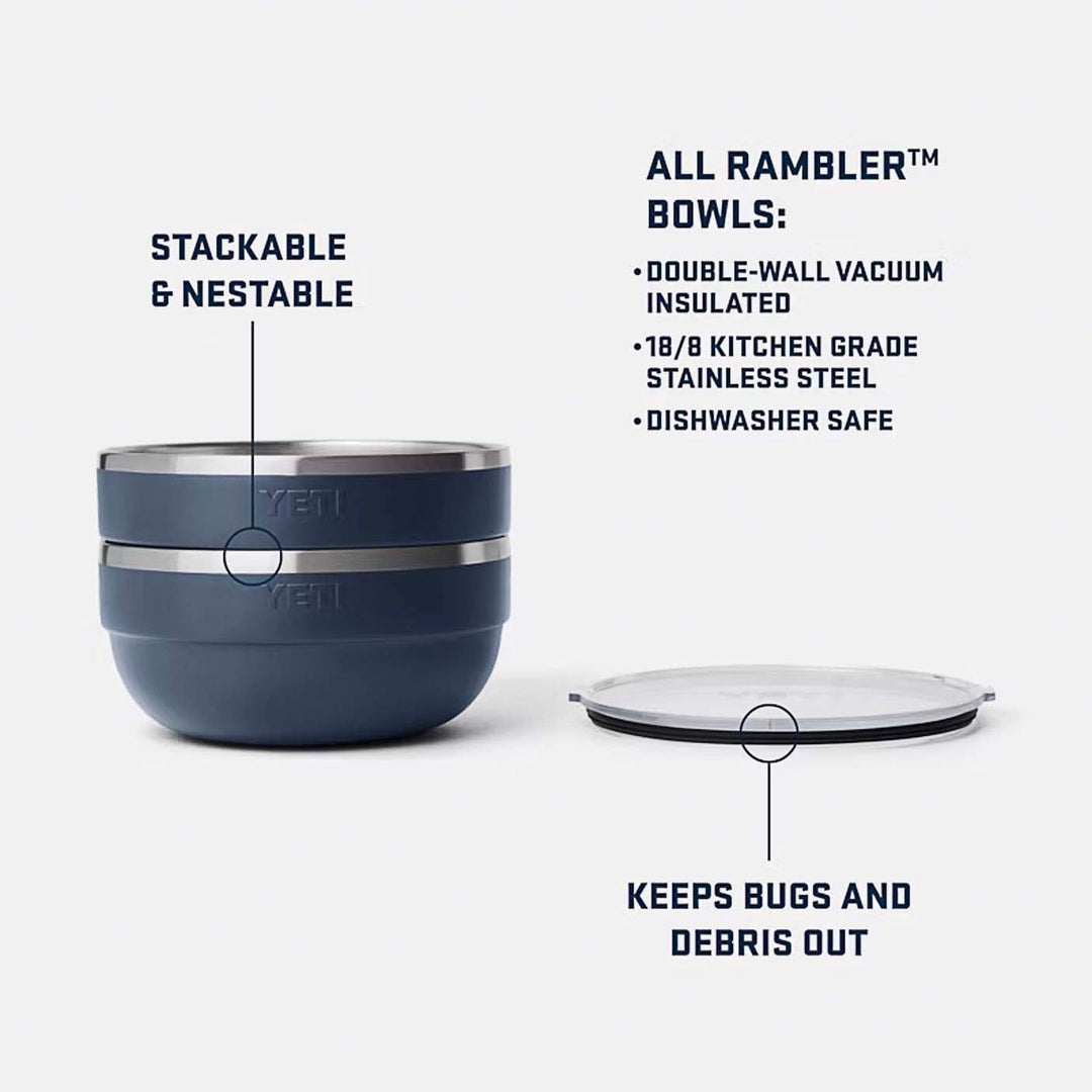 YETI Rambler 2QT Bowl, Navy