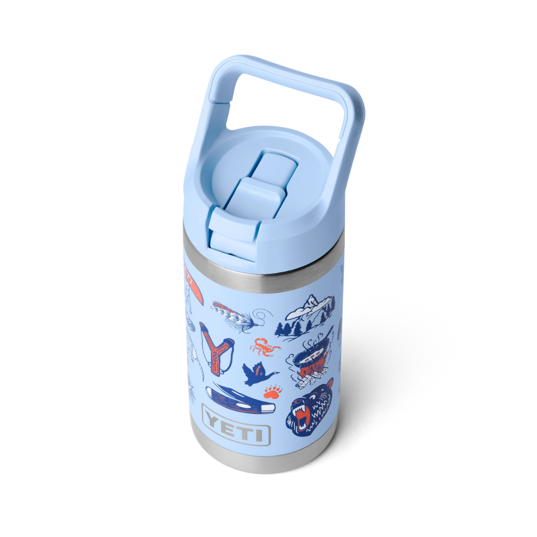 YETI Rambler 355 ml. Kids Bottle, Big Sky Blue Summer Camp