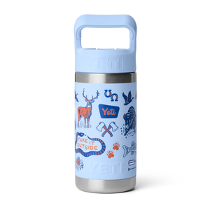YETI Rambler 355 ml. Kids Bottle, Big Sky Blue Summer Camp